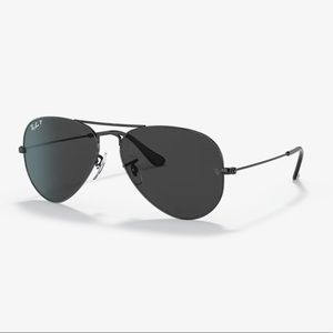 Black Ray Ban Polarized Aviators